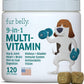 Dog Multivitamin - Dog Vitamins and Supplements - Digestive Enzymes & Probiotics - Probiotics for Dogs - for Skin and Coat Allergies - Immune System & Overall Health - 120 Soft Chew Dog Treats