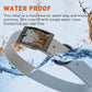Dogline Biothane Waterproof Dog Collar Strong Coated Nylon Webbing with Black Hardware Odor- Proof for Easy Care Easy to Clean High Performance Fits Small Medium or Large Dogs, Battleship Gray