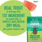 Tiki Cat Born Carnivore Indoor Health Dry Cat Food, Trout & Menhaden Fish Meal, 12 lbs. Bag