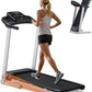Folding Treadmill with Incline, 3.0 HP Quiet Treadmills for Home, 350 lbs Weight Capacity & 7.6 MPH, Incline Treadmill with Pulse Sensor and Bluetooth Speaker, Wide Belt, App, LED Display