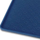 Ptlom Silicone Pet Placemat for Dog and Cat, Waterproof Anti-Slip Pet Feeding Bowl Mats for Food and Water, Small Medium Large Tray Mat Prevent Residues from Spilling to Floor, Navy Blue, 31.5" 23.6"