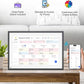 10.1 Inch Smart Digital Calendar Planner & Chore Chart, IPS HD Touchscreen Interactive Display for Family Schedules, Built-in Digital Picture Frames Function - Streamline Household Organization