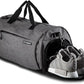 Fitgriff® Gym Bag for Men & Women with Shoe & Wet Compartment - Duffle Bag for Travel, Sports, Fitness & Workout