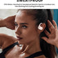 Open Ear Headphones,Wireless Bluetooth 5.3 Air Conduction Open Earbuds,Comfort & Secure Fit ,Powerful Bass,Clear Calls,30H Playback,Light Weight Sports Headsets with Ear-Hook for Workout,Running,Beige