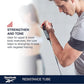 Reebok Resistance Tube Full Body Workout, Warm-Up & Strength Training Resistance Bands with Handles, Non-Slip Stretch Bands for Exercise, Fitness Bands for Men & Women