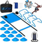 Agility Ladder, Soccer Training Equipment Set, 4 Agility Hurdles, 20ft Speed Ladder, Running Parachute, 12 Football Cones, Jump Rope | Soccer Basketball Athletes Speed Training