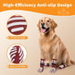 LOOBANI Dog Socks to Prevent Licking Paws - Dog Socks for Hardwood Floors Anti Slip for Traction Control - Dog Grippy Socks for Senior Dog Small Medium Large Dogs on Tile Floors, Red XL