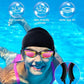 Kids Swim Goggles, Swimming Goggles for Kids Toddlers 3-14 with Swim Cap, Nose Clip, Nose Bridge, Ear Plugs