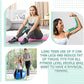 6 Pcs Fitness Resistance Exercise Bands 6 Tube Pedal Puller Resistance Band Set for Women Weight Loss Thigh Training Workout Equipment Elastic Arms Abdomen Shoulder Waist Leg Beginners Yoga
