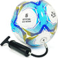 Soccer Balls Size 3 4 5 for Boys Girls Adults Training Soccer Ball for Lawn Indoor Outdoor Sports Red Blue Green Black White