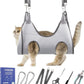 Pet Grooming Hammock Harness for Cats & Small Dogs (XXS), Dog Nail Trimming Sling with Clippers, Scissors & Nail File, Hanging Holder for Easy Grooming & Nail Care