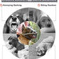 Crazy Felix Nylon Dog Muzzle for Small Medium Large Dogs Dachshund Beagle Poodle Labrador, Air Mesh Breathable and Drinkable Pet Mouth Guard for Anti-Biting Chewing Scavenging (XS, Reflective Trim)
