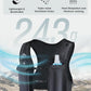 Running Vest for Women Men, USA Original Patent, Adjustable Chest Straps Running Hydration Vest with 500ml Soft Flask, Lightweight Reflective Hydration Backpack for Marathon