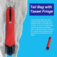 Harrison Howard Smooth Lightweight Adjustable Fastener Nylon Horse Tail Bag with Fringe