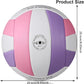 Official Size 5 Volleyball, Soft Indoor Outdoor Volleyball for Game Gym Training Beach Play, 2 Pcs Per Pack with Pump Kit