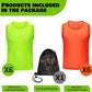 12/24/48PCS Pinnies Youth Team Pennies for Sports Kids and Scrimmage Vests for Soccer Basketball Jersey Practice