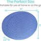 Vive Oval Balance Pad - Wobble Cushion For Physical Therapy And Rehabilitation Equipment - Soft Stability Trainer Foam For Workouts, Yoga, Core Strength And Pilates - Device For Women, Men And Kids