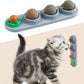 CCINEE Catnip Balls for Cats Wall Catnip Toys Edible Cat Toys for Cat Lick Safe Healthy Kitten Chew Toys Teeth Cleaning Dental Cat Toys(4 Flavor)