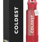 Coldest Insulated Water Bottle with Straw Lid - Stainless Steel Metal Insulated Bottle for Men & Women (Mars Red Glitter, 40 oz)