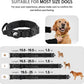 Tactical AirTag Dog Collar Leash Set - Heavy Duty, Adjustable GPS Collar Compatible with Apple AirTag, with Holder & Control Handle for Medium/Large Dogs [ Black, L ]