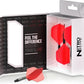 RED DRAGON Darts – Nitro Flite Integrated Flight & Shaft System – No.2 Shape and Design - Available in Short, Intermediate & Medium - Available in Variety of Colours - Professional Darts Accessories