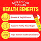 TEAZEN Apple Cider Vinegar Drink Powder Stick – On-the-Go Wellness with 1500mg ACV, Sugar-Free, Postbiotics, 30 Sticks | Supports Digestion & Metabolism