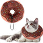 BINGPET Soft, Adjustable Protective Cat Cone Collar Alternative - Cute Surgery Recovery Suit for Kittens and Puppies - Prevents Licking Wounds