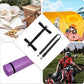 WISDING Yoga Mat Strap, Portable Yoga Mat Sling, Picnic Blanket Strap with Adjustable Shoulder Strap & Handle for Festivals Picnics Camping Motorcycle Bedroll Pilates