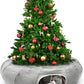 AUOON Cat Play Tunnel - Round Cat Tunnel with Bed | Interactive Cat Toys for Indoor Cats Kitten Kitty Puppy Rabbit Ferret (Light Grey)