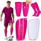 XZQTIVE Soccer Shin Guards with Shin Sleeves and Soccer Socks, Football Shin Pads Set for Kids Youth and Adult