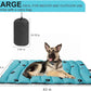 BINGPET Outdoor Travel Dog Bed for Large/Medium Dogs,Portable Waterproof Camping Mat with Carry Bag,Foldable Outside Bed,Machine Washable Indoor Pet Mat for Small,Medium and Large Dogs 26"x43"