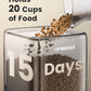 oneisall Automatic Cat Feeders 2 Cats, 20 Cups/5L Cat Auto Feeder, Automatic Cats Food Dispenser for Small Pets Indoor, Timed Pet Feeder for Dry Food