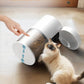 Automatic Cat Feeder Food Dispenser: 4L Timed Small Dog Dry Food Dispenser with 10s Voice - Distributeur Nourriture Chat Hund Programmable - Auto Pet Feeder with 1-6 Meals White