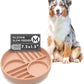 The Slowdown Bowl Silicone Slow Feeder for Dogs & Puppies, Slow Eating Modern Lick Mat Design Reduces Gulping, Fits 2 Cups 7.5” Across x 1.5” Tall, Mealtime Challenge, Medium-Blush