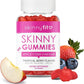 SkinnyFit Skinny Gummies Apple Cider Vinegar Gummies w/ The Mother, Healthy Weight, Immune Support, Vitamin B9, B12, Beetroot, Pomegranate, Vegan-Friendly, 60 Count