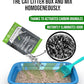 No Sweat Activated Carbon Cat Litter Odour Neutralizer- Made Of Coconut Shell -All Natural - None Chemical,Toxic Ingredients- Non-Scented-Planet Friendly-Disposable 10 Packs in One Box 250 GR