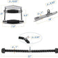 Yes4All Tricep Press Down Cable Machine Attachment Set, LAT Pulldown Attachment, Cable Machine Accessories for Home Gym