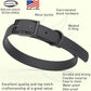 Dogline Biothane Waterproof Dog Collar Strong Coated Nylon Webbing with Black Hardware Odor- Proof for Easy Care Easy to Clean High Performance Fits Small Medium or Large Dogs, Cherry Red