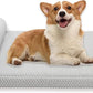 Tinaco Orthopedic Cooling Bed for Large Dogs & Cats - Removable, Washable Cover (White/Grey, Large)