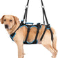Dog Lift Harness for Large Male Dogs, 2-in-1, Back Leg Support & Mobility Assistance for Senior Dogs, Post-Surgery Recovery Sling(Black, Large)
