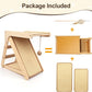 Cat Scratching Pads Sisal Pad Kitten Scratchers Ramp Kitty Scratcher Sisal Cat Scratcher Solid Wood Cats Scratching Board Platform Style (with Wooden Cat Teaser)