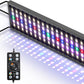 hygger Aquarium LED Light Fish Tank Full Spectrum Lighting with 24/7 Day-Night Cycle Mode & Auto On/Off Timer, 7 Colors Options, Dimmable, Extendable Bracket for 30~36in Tank Plant Lights