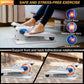 Under Desk Elliptical Machine, Electric Ellipse Leg Exerciser for Senior, Quiet and Compact Electric Seated Pedal Exerciser for Home with Monitor, Remote Control and 12 Adjustable Speeds