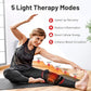 Red Light Therapy Knee Brace&Vibration Knee Massage for Pain Relief, 660nm&850nm Rechargeable Near Infrared Light Therapy Device for Knee/Elbow/Shoulder Faster Recovery for Cordless Use