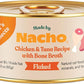 Made by Nacho Flaked Filets Recipe in Bone Broth, Grain-Free Chef's Selects Wet Food for Cats Balanced Diet in Naturally Hydrating Pumpkin-Infused Broth (3.0 oz (Pack of 12), Chicken & Tuna)