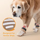 LOOBANI Dog Socks to Prevent Licking Paws - Dog Socks for Hardwood Floors Anti Slip for Traction Control - Dog Grippy Socks for Senior Dog Small Medium Large Dogs on Tile Floors, Caramel XL