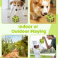 Interactive Puzzle Dog Toy Encourage Natural Foraging Skill, Durable Dog Enrichment Toy Snuffle Cube Cloth Strip with Hide & Seek Food, Slow Feeder for Mind Stimulate & Stress Relief (Green)
