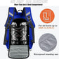 KEOFID 50L Ski Boot Bag Backpack, Waterproof Ski Bag, Travel Backpack for Ski Helmet, Snowboard