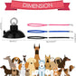 Frienda 4 Pieces Dog Bathing Tether with Suction Cup Pet Dog Grooming Tub Restraint Loops and Adjustable Cat Fixed Safety Rope for Pet Shower Bathing Grooming(Blue Black Pink)