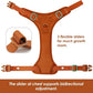 No Pull Dog Harness, Puppy Vest with Front Clip for Small Medium Large Sized Dog(Carmel Brown,S)
